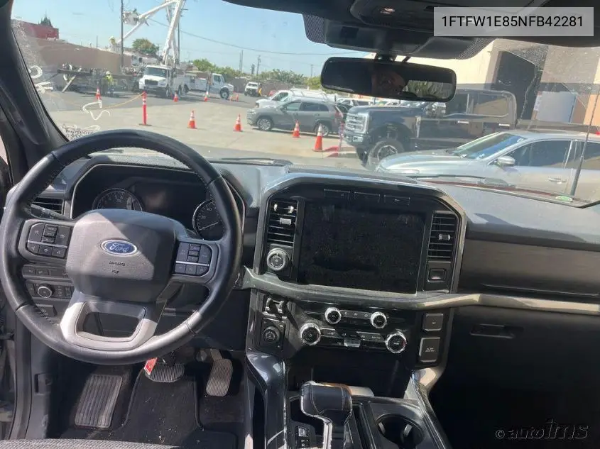 2022 Ford F150 Supercrew VIN: 1FTFW1E85NFB42281 Lot: 42613531
