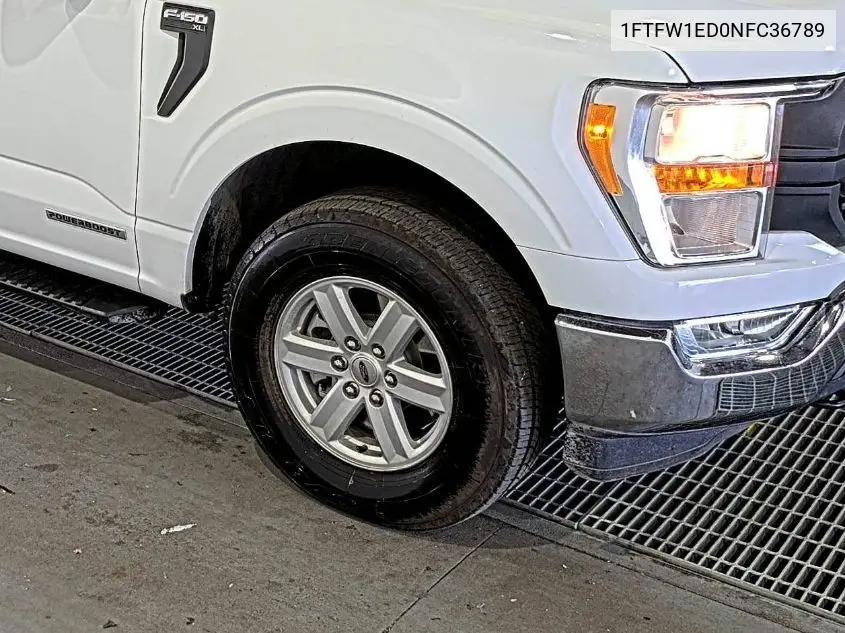 2022 Ford F150 Supercrew VIN: 1FTFW1ED0NFC36789 Lot: 42615390