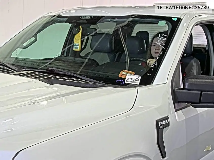 2022 Ford F150 Supercrew VIN: 1FTFW1ED0NFC36789 Lot: 42615390