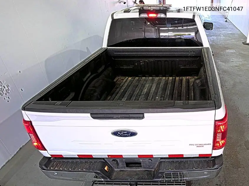2022 Ford F150 Supercrew VIN: 1FTFW1ED3NFC41047 Lot: 42615391