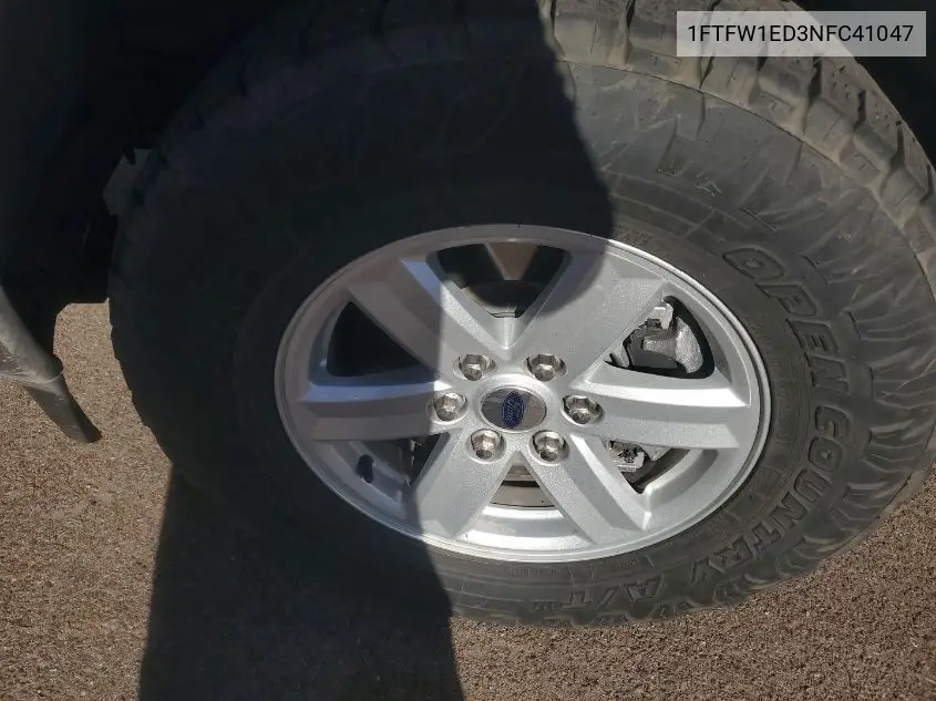 2022 Ford F150 Supercrew VIN: 1FTFW1ED3NFC41047 Lot: 42615391