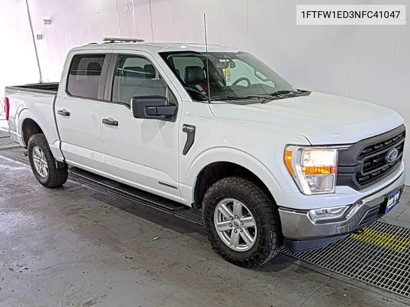 2022 Ford F150 Supercrew VIN: 1FTFW1ED3NFC41047 Lot: 42615391