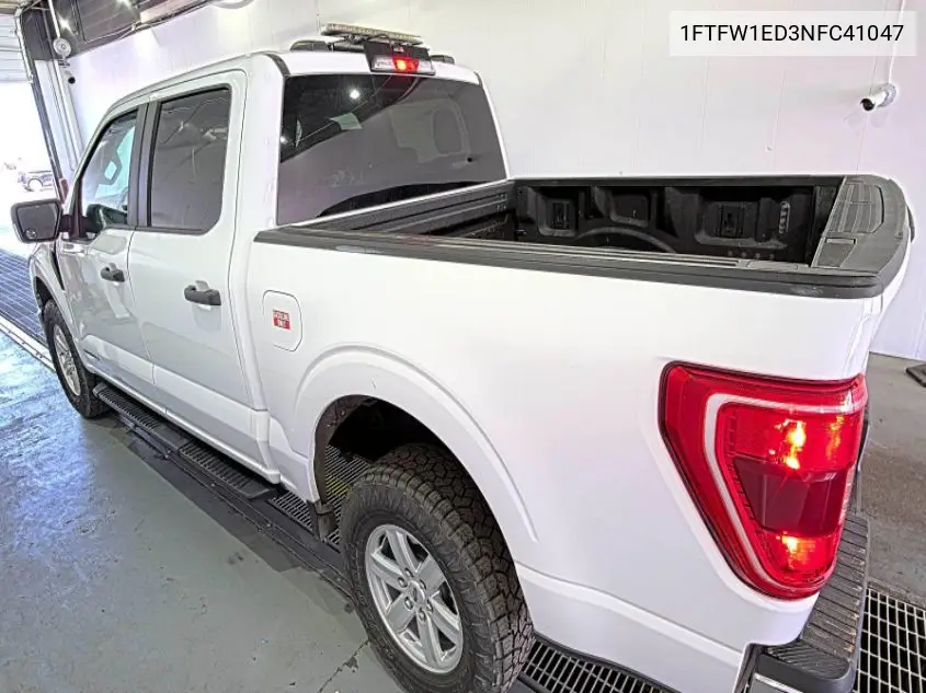 2022 Ford F150 Supercrew VIN: 1FTFW1ED3NFC41047 Lot: 42615391
