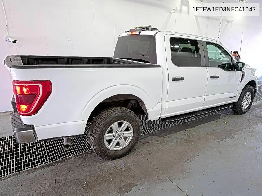 2022 Ford F150 Supercrew VIN: 1FTFW1ED3NFC41047 Lot: 42615391