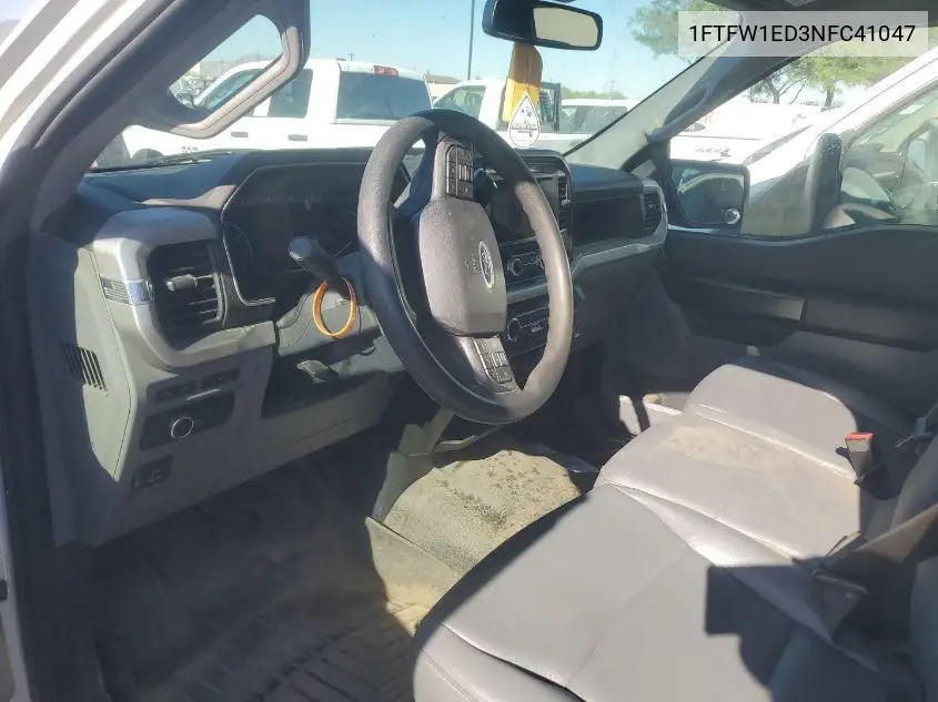2022 Ford F150 Supercrew VIN: 1FTFW1ED3NFC41047 Lot: 42615391