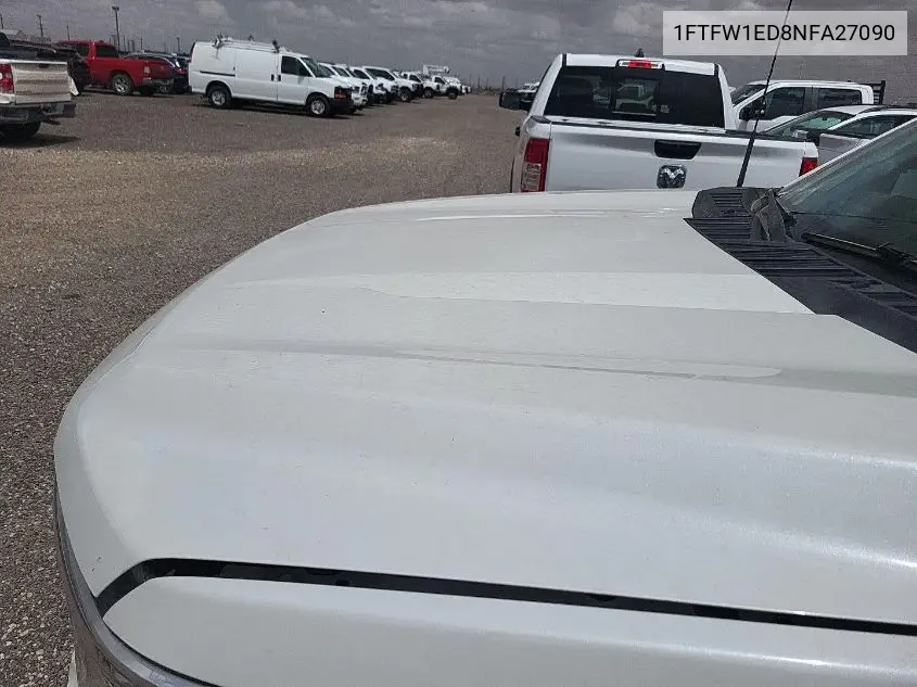2022 Ford F150 Supercrew VIN: 1FTFW1ED8NFA27090 Lot: 42623011