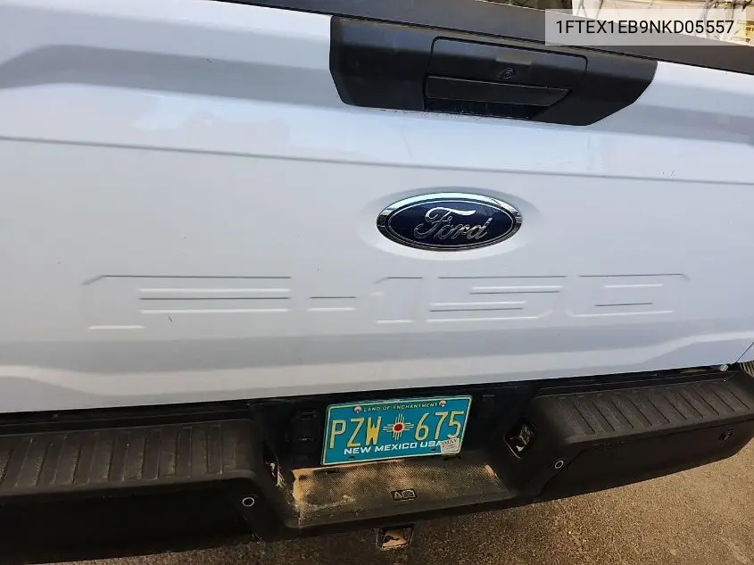 2022 Ford F150 Super Cab VIN: 1FTEX1EB9NKD05557 Lot: 42636624