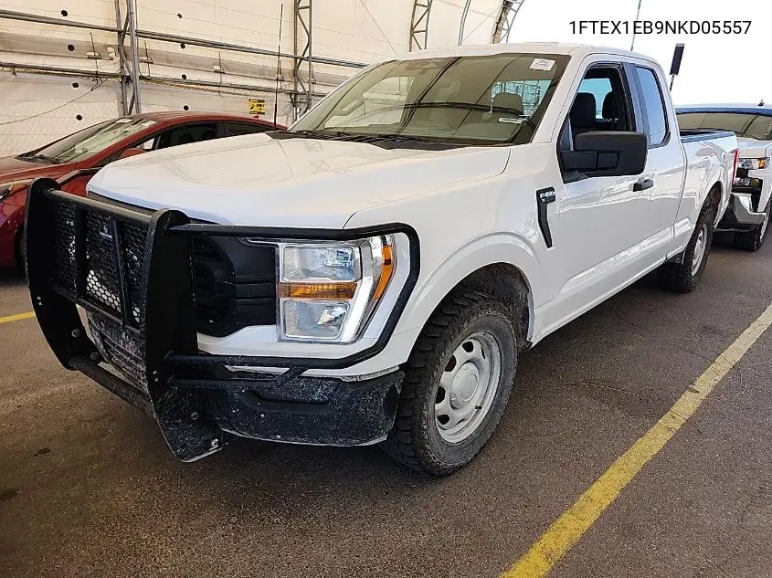 2022 Ford F150 Super Cab VIN: 1FTEX1EB9NKD05557 Lot: 42636624