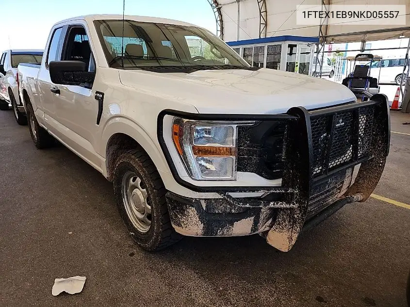 2022 Ford F150 Super Cab VIN: 1FTEX1EB9NKD05557 Lot: 42636624