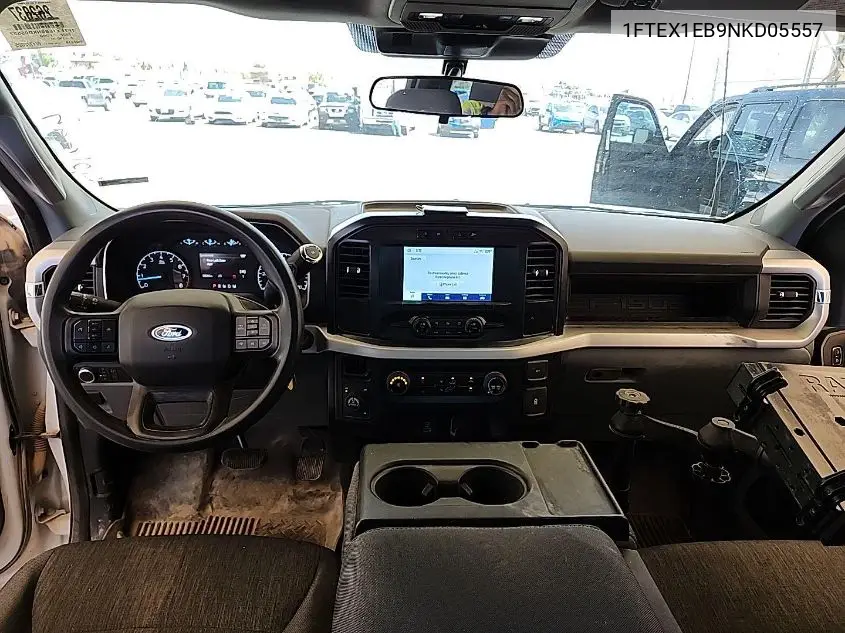 2022 Ford F150 Super Cab VIN: 1FTEX1EB9NKD05557 Lot: 42636624