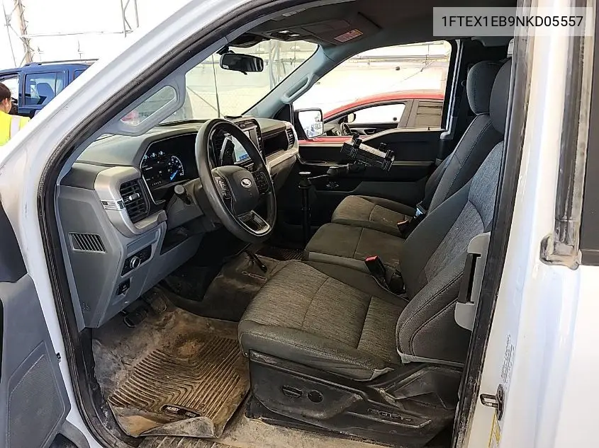 2022 Ford F150 Super Cab VIN: 1FTEX1EB9NKD05557 Lot: 42636624