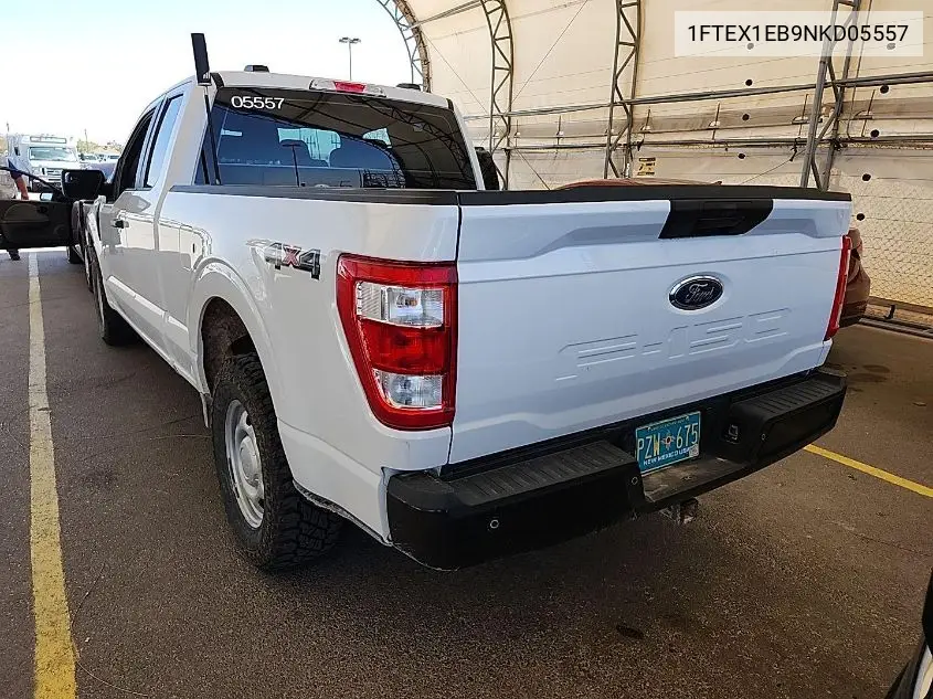 2022 Ford F150 Super Cab VIN: 1FTEX1EB9NKD05557 Lot: 42636624
