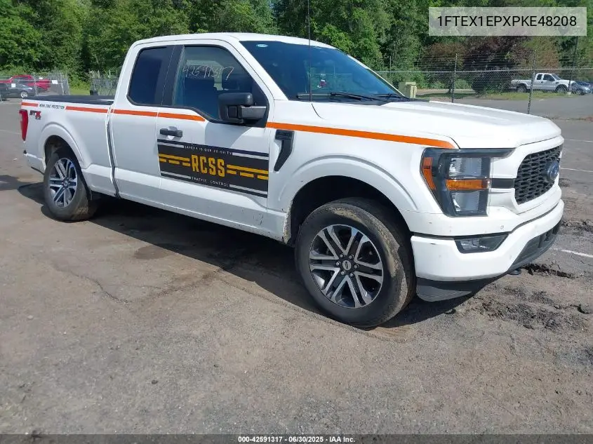 2023 Ford F-150 Xl VIN: 1FTEX1EPXPKE48208 Lot: 42591317