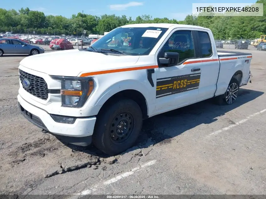 2023 Ford F-150 Xl VIN: 1FTEX1EPXPKE48208 Lot: 42591317