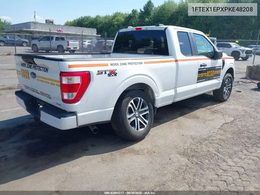 2023 Ford F-150 Xl VIN: 1FTEX1EPXPKE48208 Lot: 42591317