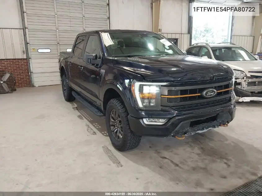 2023 Ford F-150 Tremor VIN: 1FTFW1E54PFA80722 Lot: 42634159