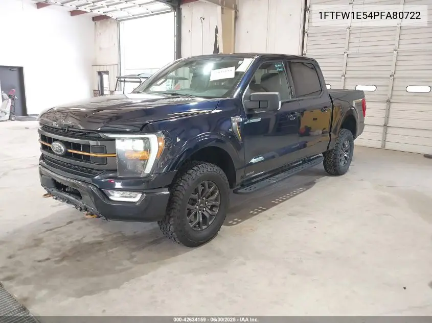 2023 Ford F-150 Tremor VIN: 1FTFW1E54PFA80722 Lot: 42634159