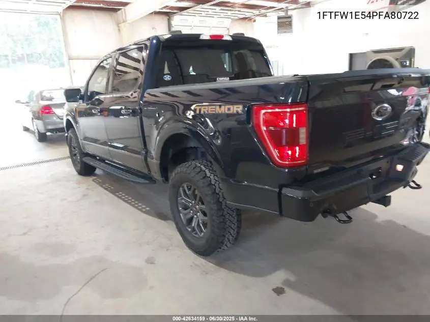 2023 Ford F-150 Tremor VIN: 1FTFW1E54PFA80722 Lot: 42634159