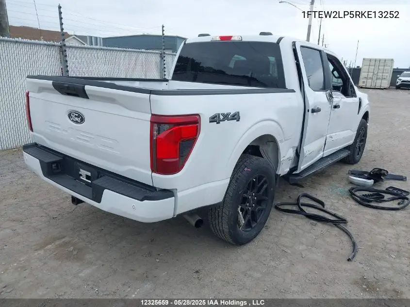 2024 Ford F-150 Stx VIN: 1FTEW2LP5RKE13252 Lot: 12325659