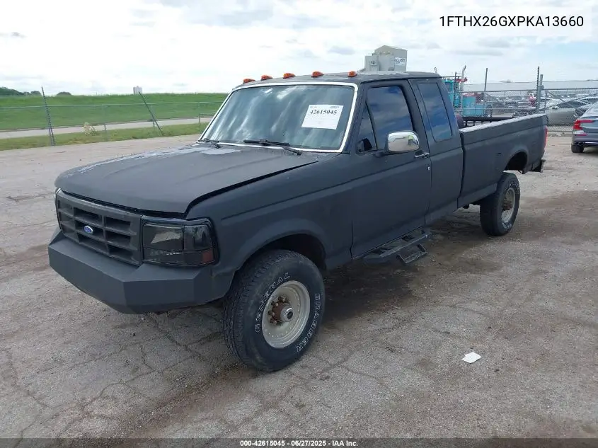 1993 Ford F250 VIN: 1FTHX26GXPKA13660 Lot: 42615045