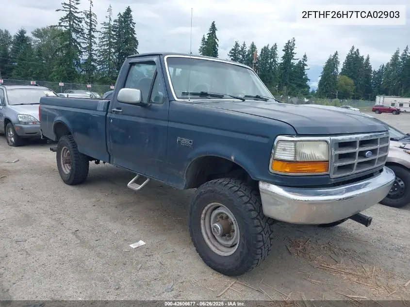 1996 Ford F250 VIN: 2FTHF26H7TCA02903 Lot: 42606677