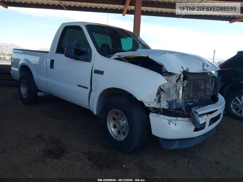 1999 Ford F-250 Lariat/Xl/Xlt VIN: 1FTNF20F8XED88595 Lot: 42260545