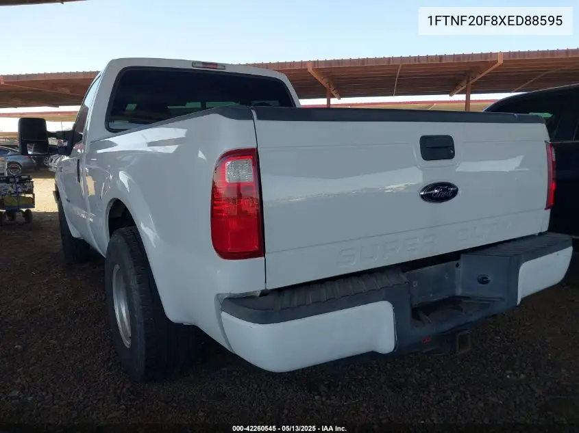 1999 Ford F-250 Lariat/Xl/Xlt VIN: 1FTNF20F8XED88595 Lot: 42260545