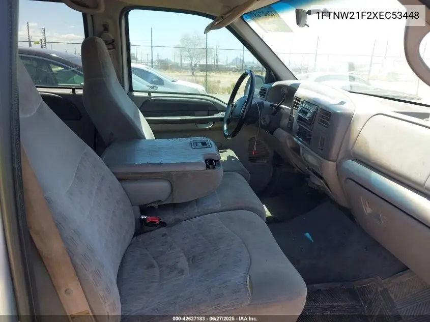 1999 Ford F-250 Lariat/Xl/Xlt VIN: 1FTNW21F2XEC53448 Lot: 42627183