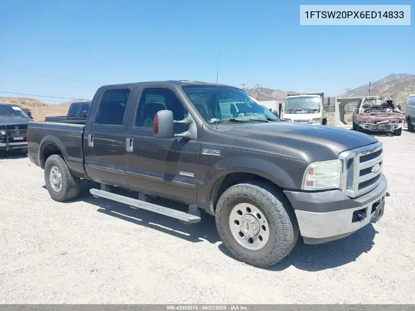 2006 Ford F-250 VIN: 1FTSW20PX6ED14833 Lot: 42592013