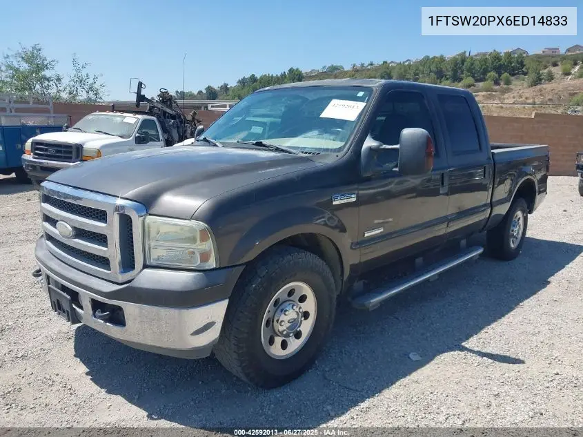 2006 Ford F-250 VIN: 1FTSW20PX6ED14833 Lot: 42592013