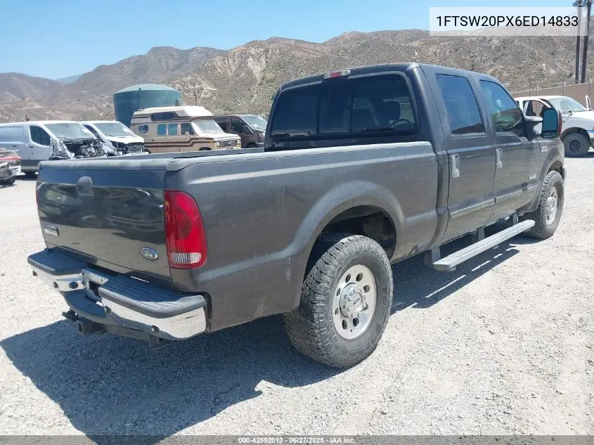 2006 Ford F-250 VIN: 1FTSW20PX6ED14833 Lot: 42592013