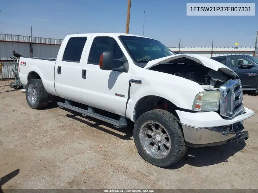 2007 Ford F-250 Lariat/Xl/Xlt VIN: 1FTSW21P37EB07331 Lot: 42233334