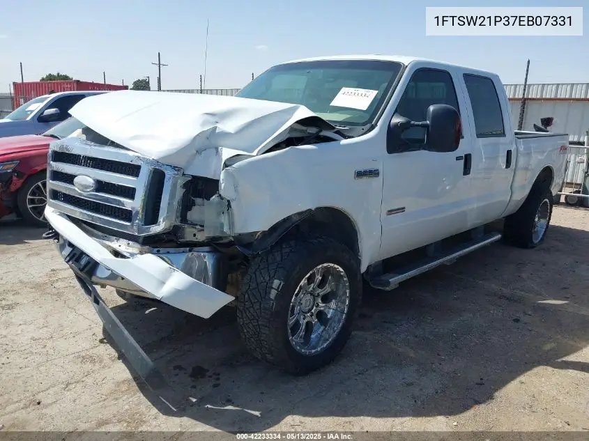 2007 Ford F-250 Lariat/Xl/Xlt VIN: 1FTSW21P37EB07331 Lot: 42233334