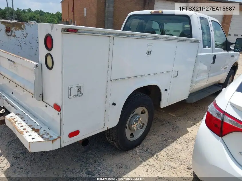 2007 Ford F-250 Lariat/Xl/Xlt VIN: 1FTSX21P27EA15687 Lot: 42615656