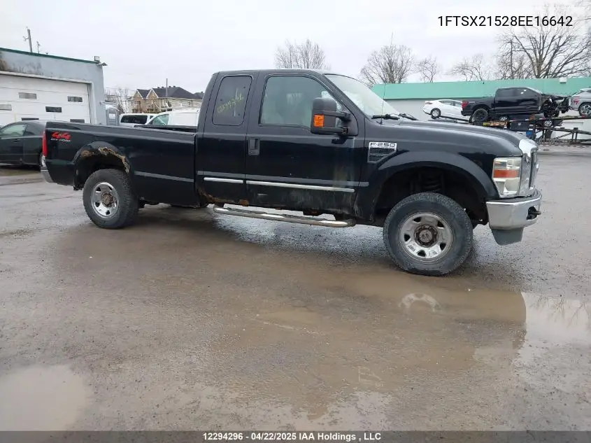 2008 Ford F-250 Fx4/Lariat/Xl/Xlt VIN: 1FTSX21528EE16642 Lot: 12294296
