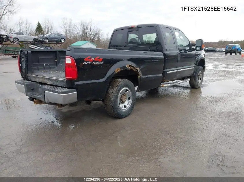 2008 Ford F-250 Fx4/Lariat/Xl/Xlt VIN: 1FTSX21528EE16642 Lot: 12294296