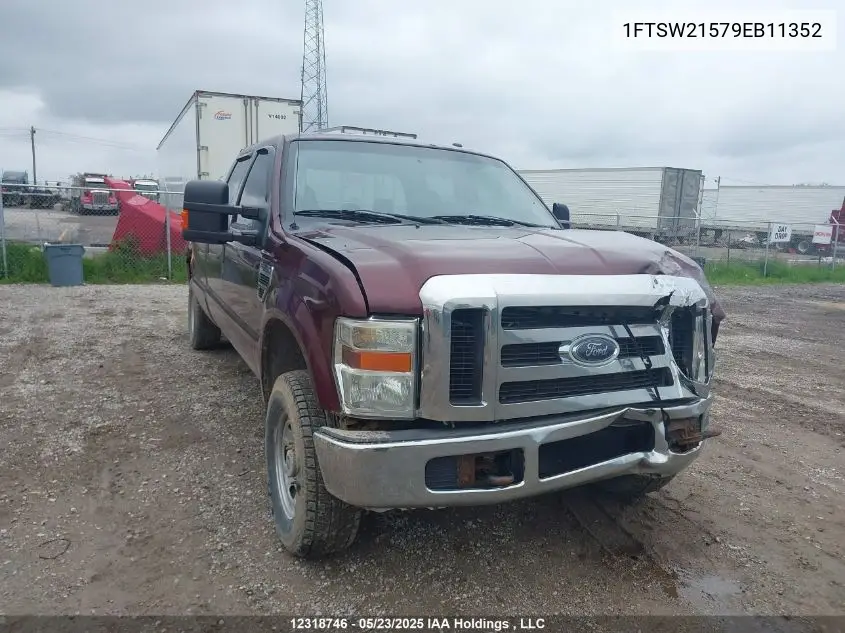 2009 Ford F-250 Fx4/King Ranch/Lariat/Xl/Xlt VIN: 1FTSW21579EB11352 Lot: 12318746
