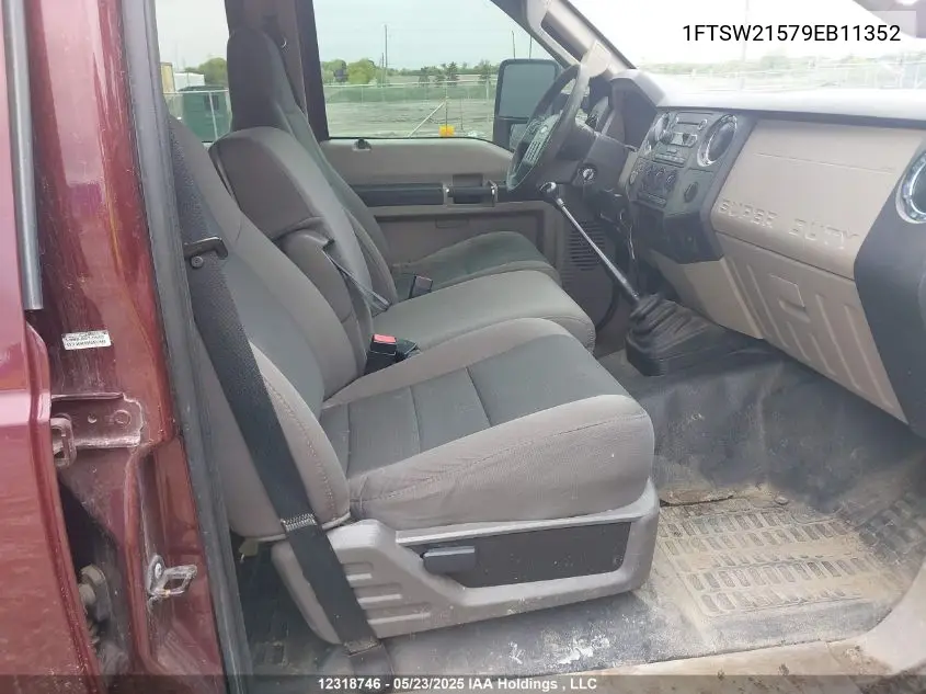2009 Ford F-250 Fx4/King Ranch/Lariat/Xl/Xlt VIN: 1FTSW21579EB11352 Lot: 12318746