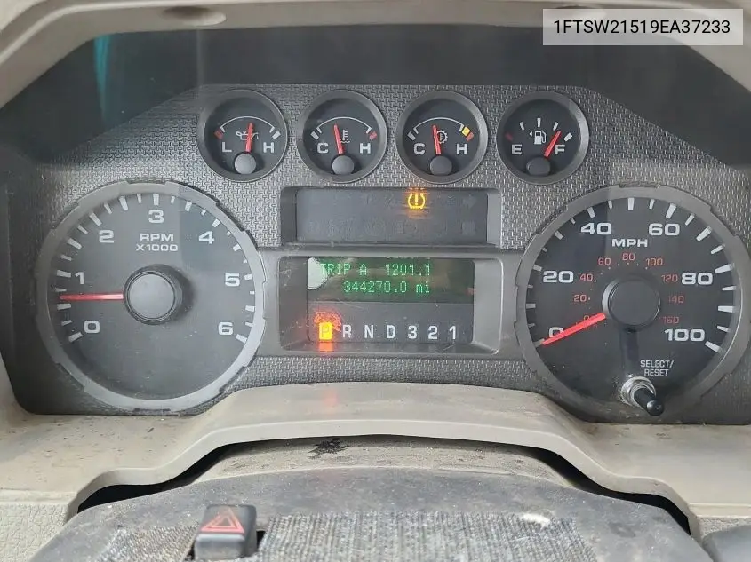 2009 Ford F250 Super Duty VIN: 1FTSW21519EA37233 Lot: 42626945
