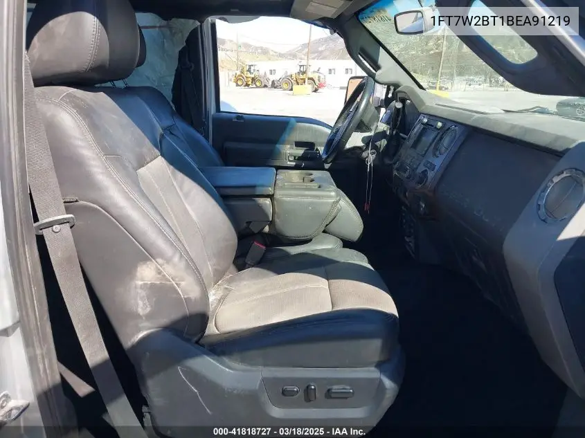 2011 Ford F-250 Lariat VIN: 1FT7W2BT1BEA91219 Lot: 41818727