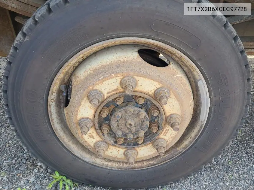 2012 Ford F250 Super Duty VIN: 1FT7X2B6XCEC97728 Lot: 42626425