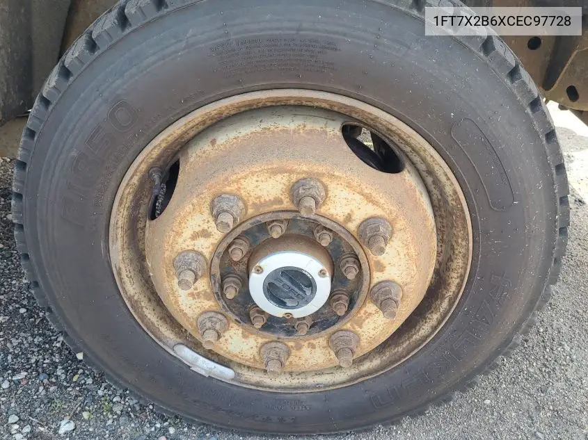 2012 Ford F250 Super Duty VIN: 1FT7X2B6XCEC97728 Lot: 42626425