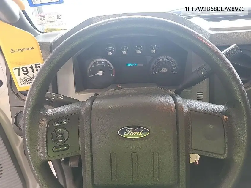 2013 Ford F250 Super Duty VIN: 1FT7W2B68DEA98990 Lot: 42641181