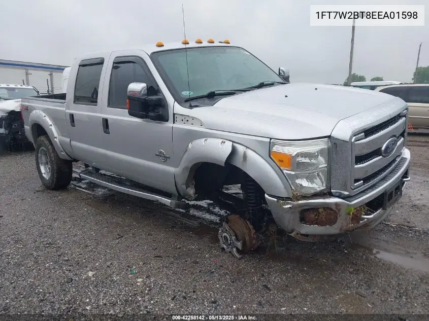 2014 Ford F-250 Xlt VIN: 1FT7W2BT8EEA01598 Lot: 42258142