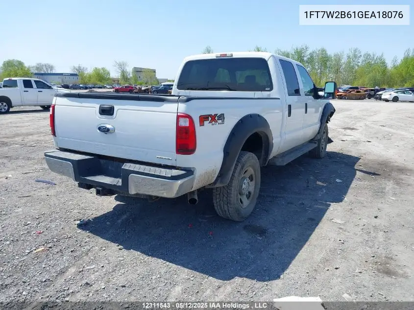2016 Ford F250 Super Duty VIN: 1FT7W2B61GEA18076 Lot: 12311543