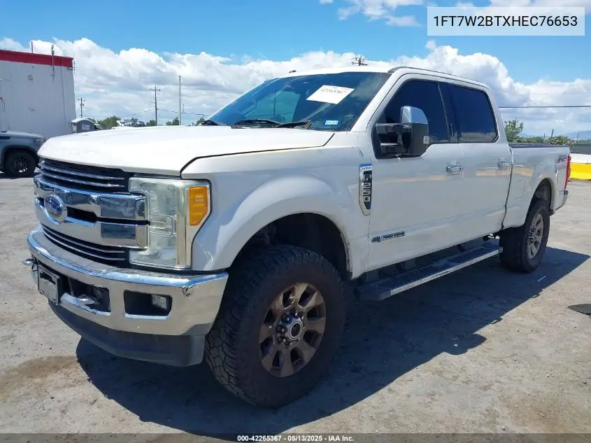 2017 Ford F-250 Lariat VIN: 1FT7W2BTXHEC76653 Lot: 42265367