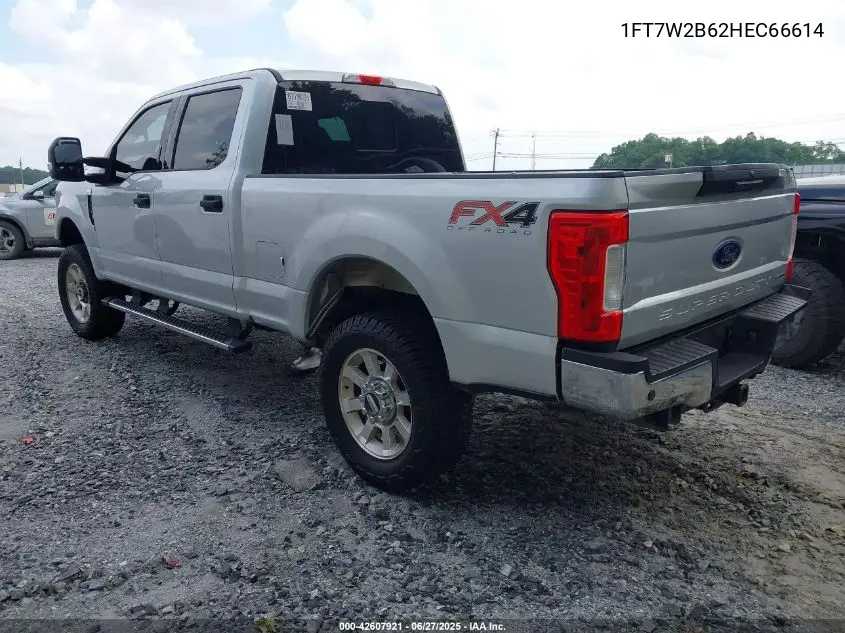 2017 Ford F-250 Xlt VIN: 1FT7W2B62HEC66614 Lot: 42607921