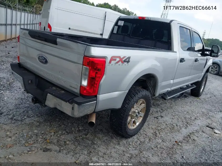2017 Ford F-250 Xlt VIN: 1FT7W2B62HEC66614 Lot: 42607921