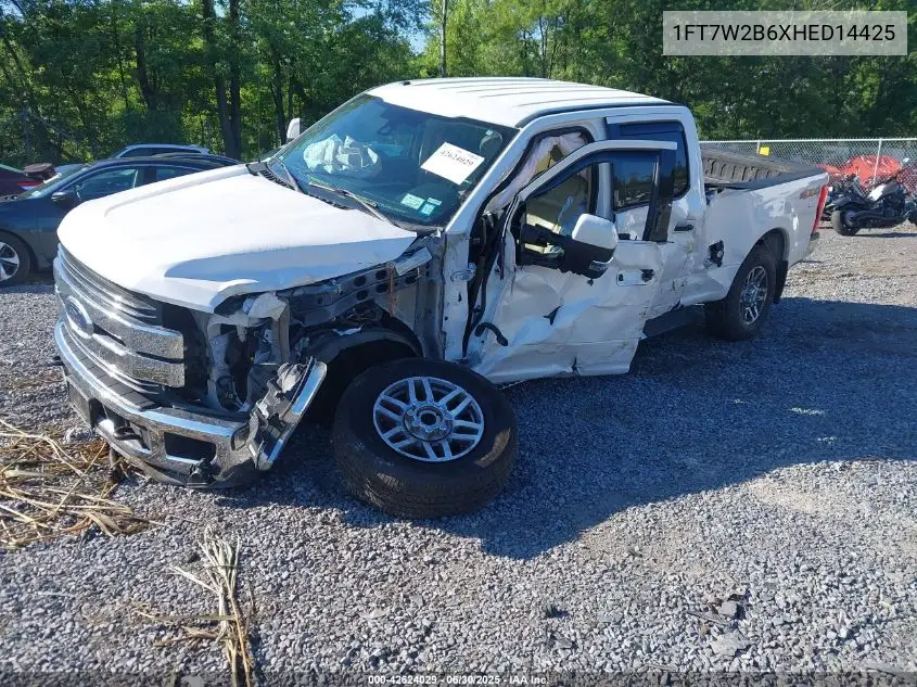 2017 Ford F250 Lariat VIN: 1FT7W2B6XHED14425 Lot: 42624029