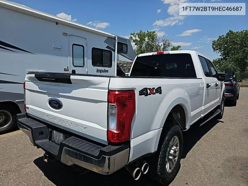 2017 Ford F250 Super Duty VIN: 1FT7W2BT9HEC46687 Lot: 42642651